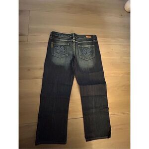 Paige Laurel Canyon Cropped Jeans Low Rise Size 29 24” inseam
